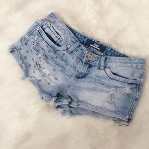 Studded shorts